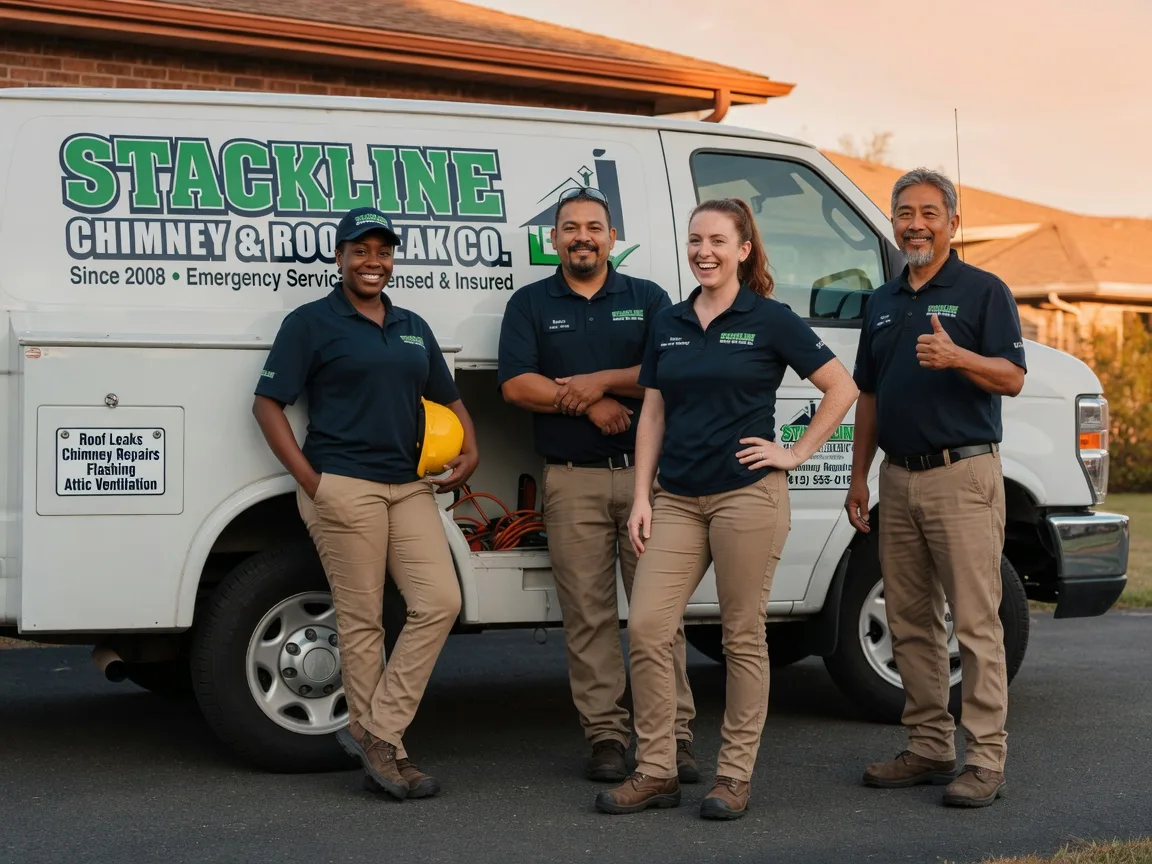 Chimney flashing repair company in Rolesville, NC